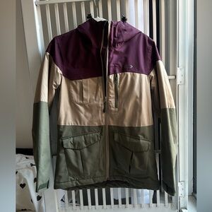 Oakley Women’s Snowboard Jacket - XS -  Rasta - Y2K 2000s